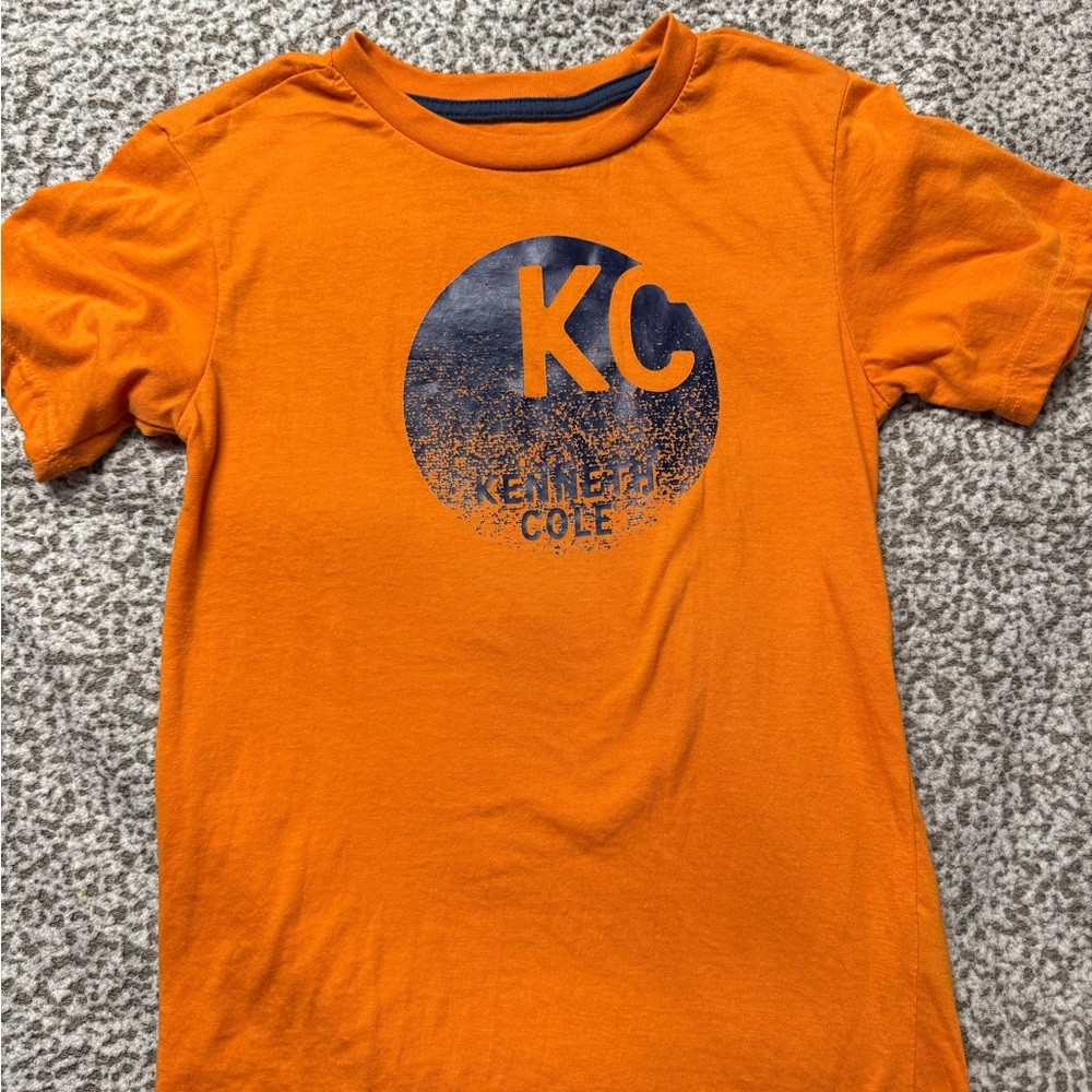 Kenneth Cole Orange Short Sleeve Tee